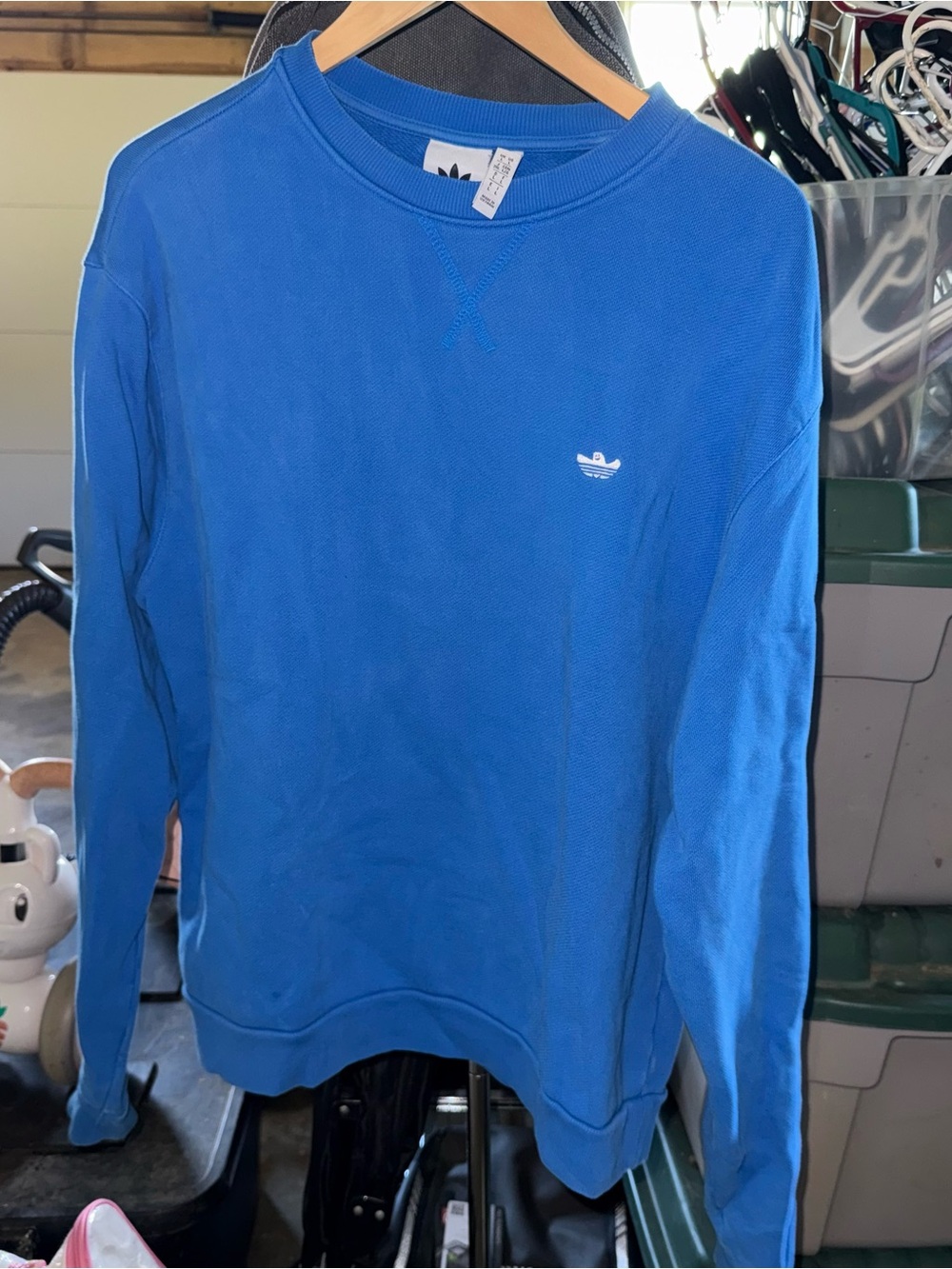 adidas Shmoofoil Blue Crewneck Sweatshirt
